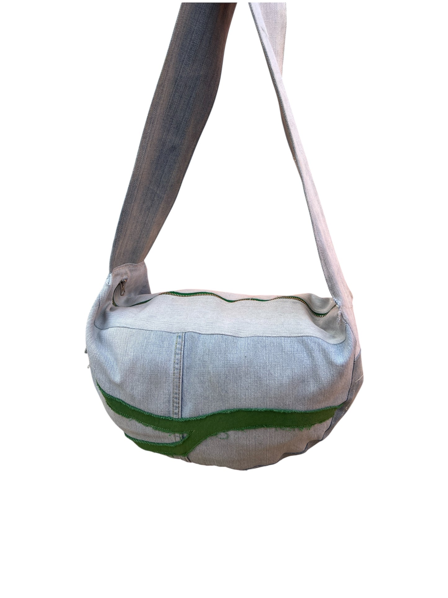 GIOF denim shoulder bag