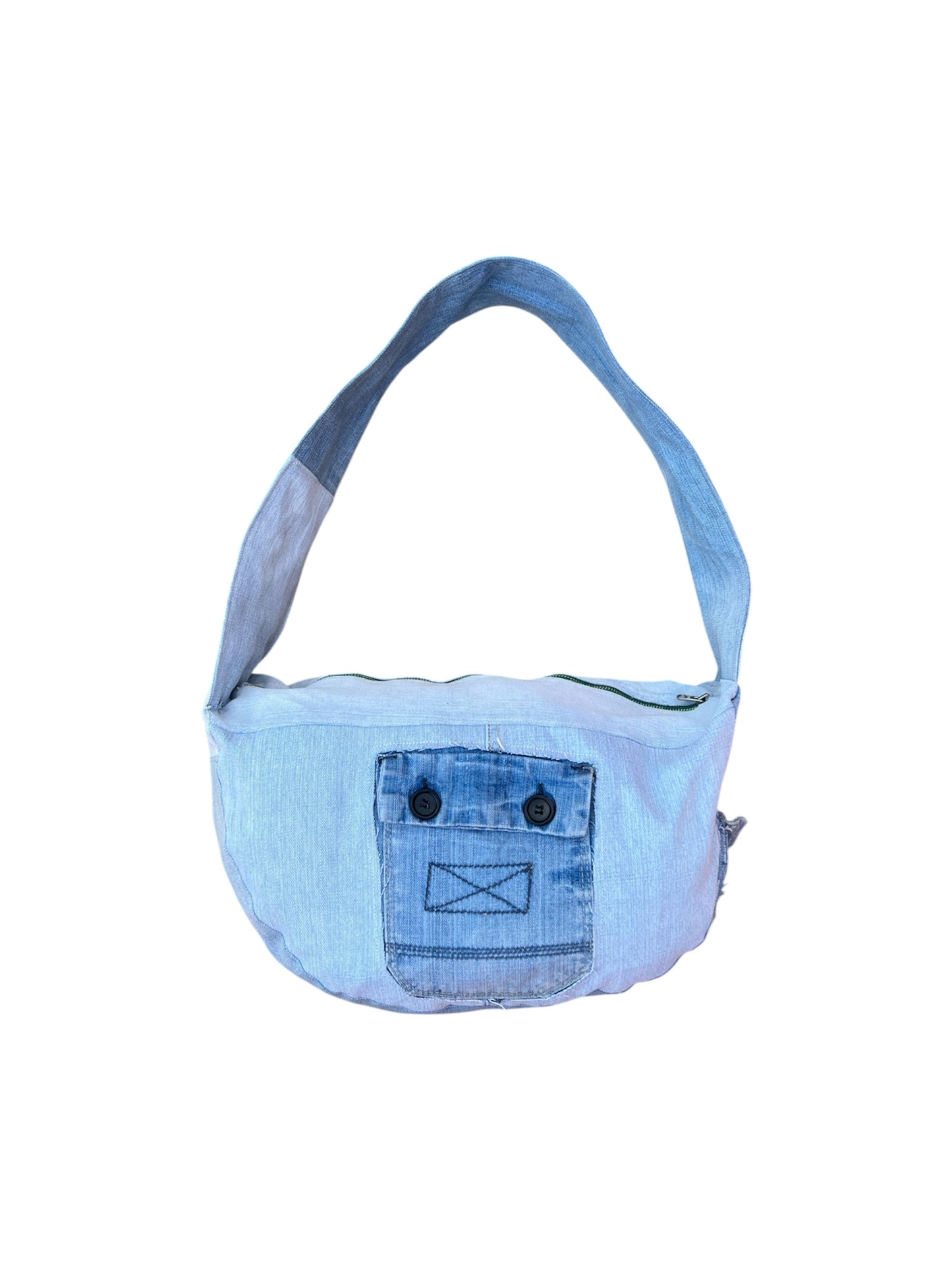 GIOF denim shoulder bag