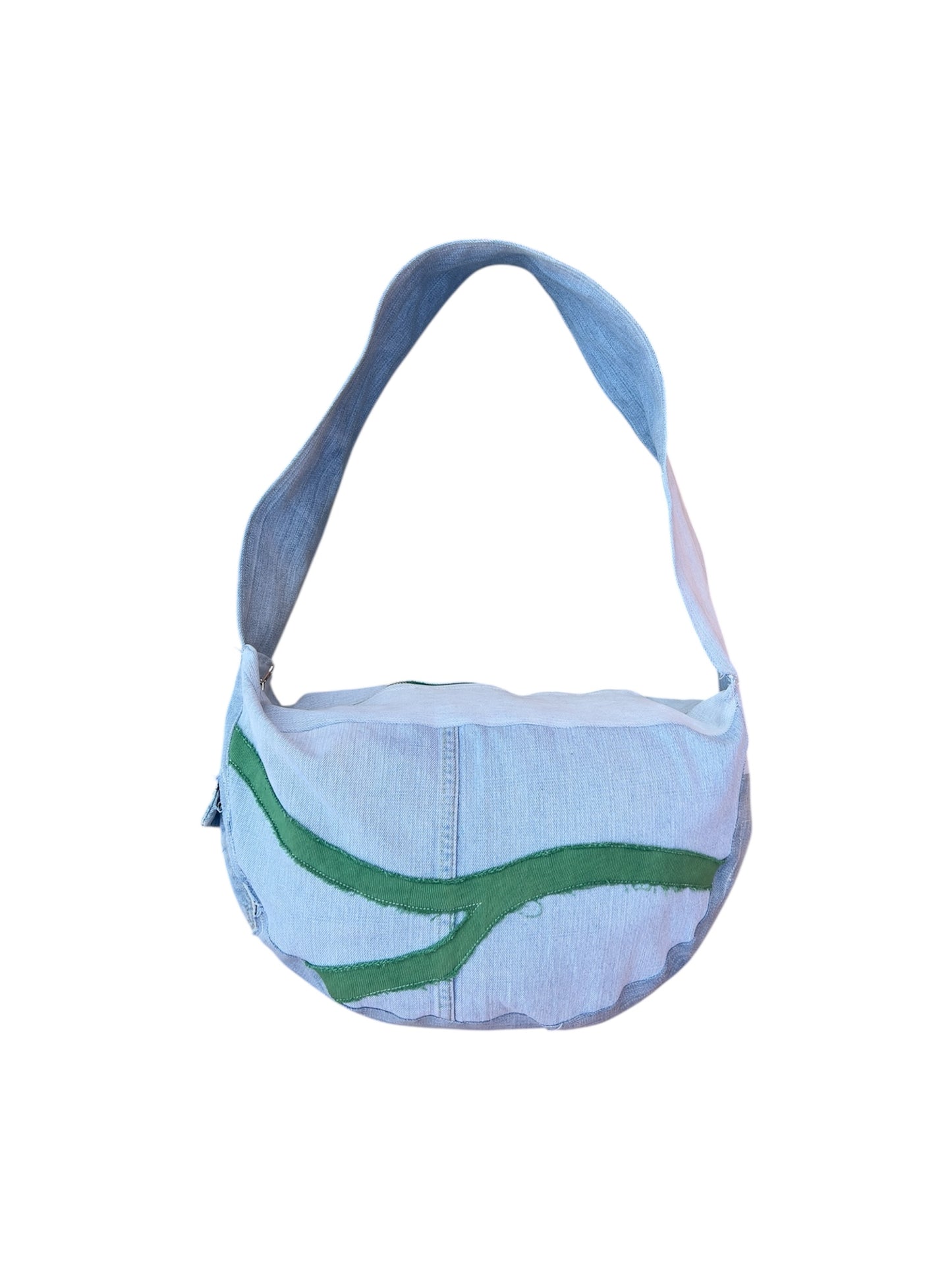 GIOF denim shoulder bag