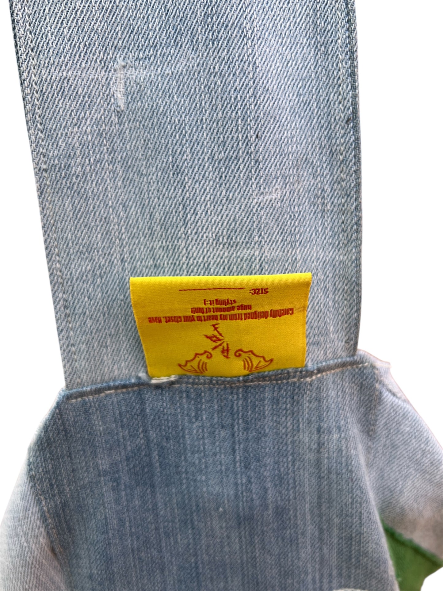 GIOF denim shoulder bag
