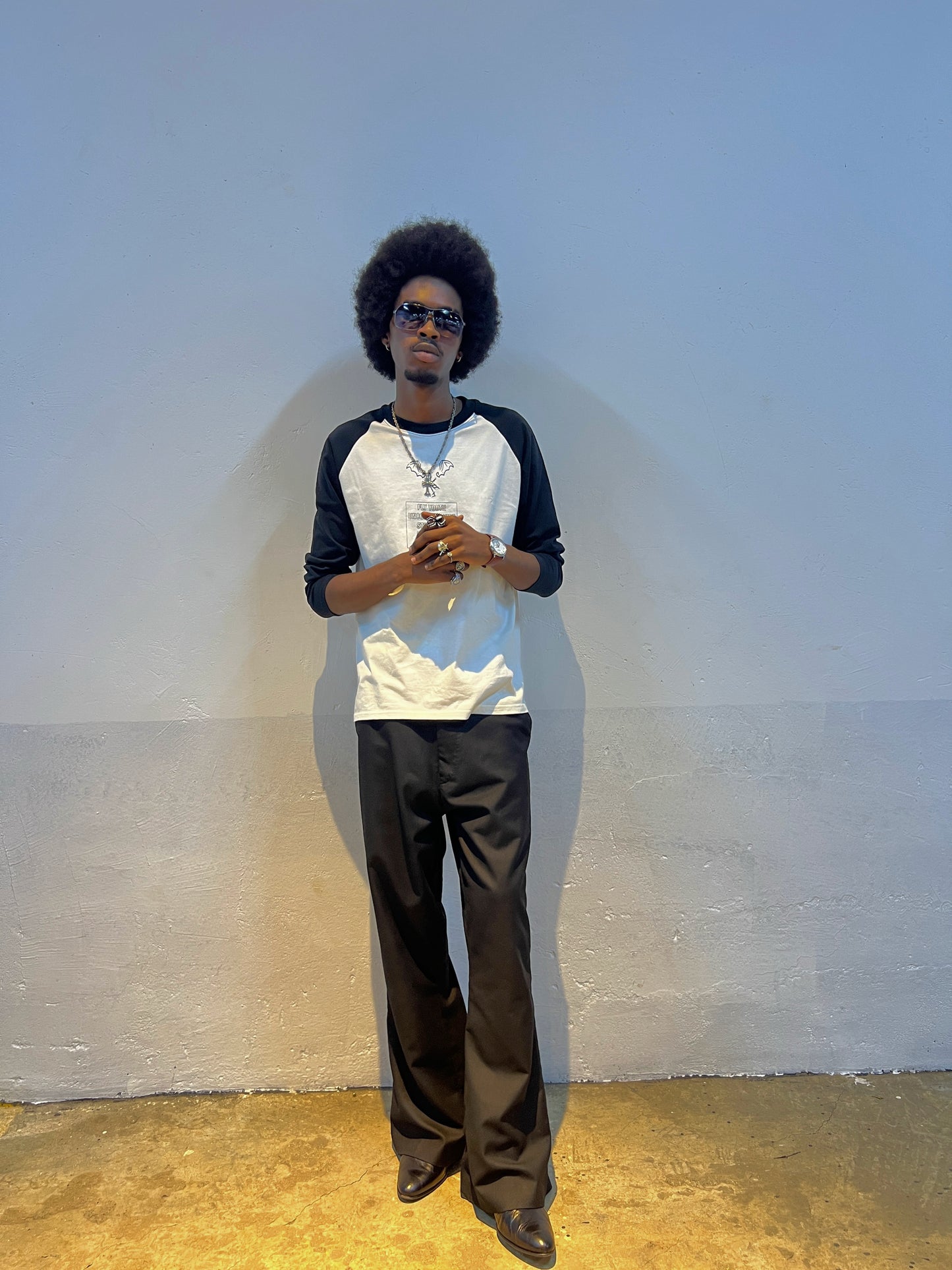 Black ‘subculture 01’ Long sleeve