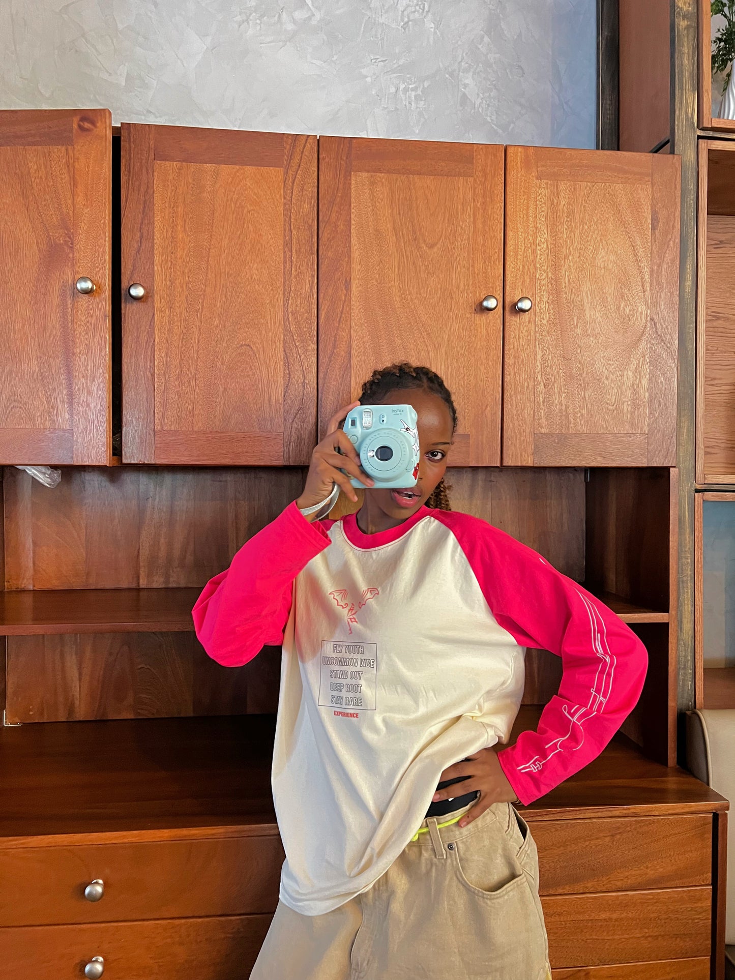 Pink ‘subculture 01’ Long sleeve