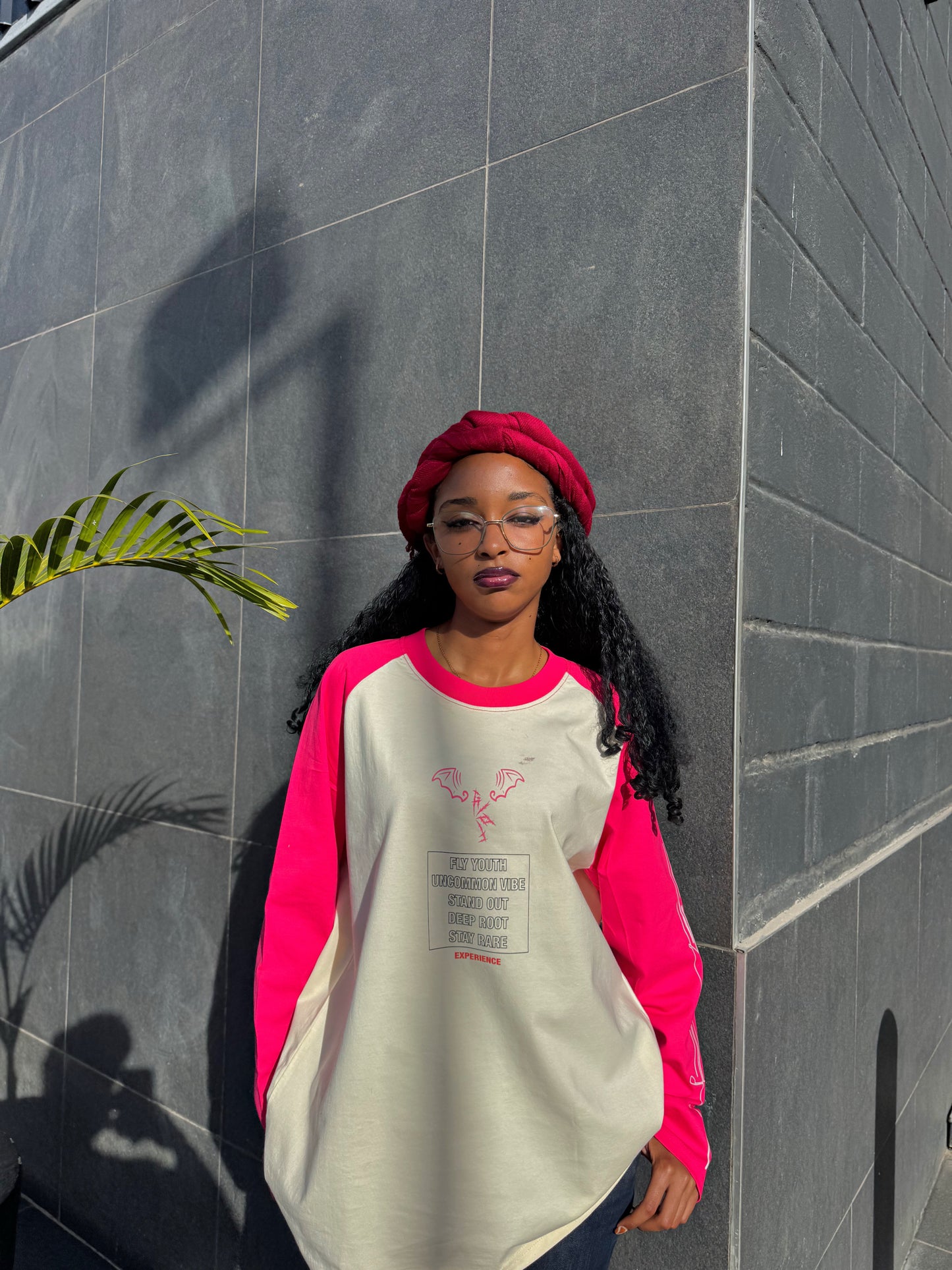 Pink ‘subculture 01’ Long sleeve