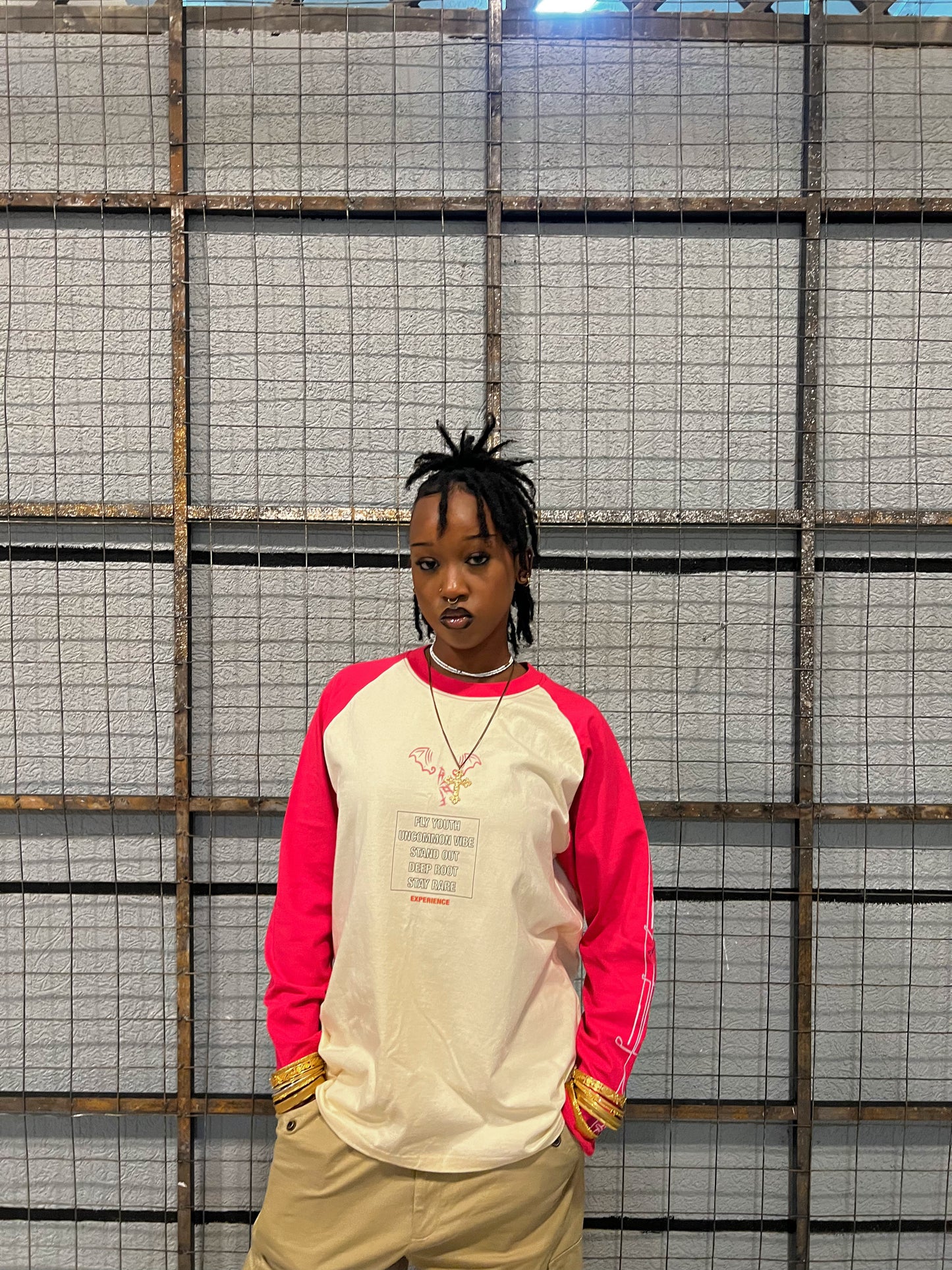Pink ‘subculture 01’ Long sleeve